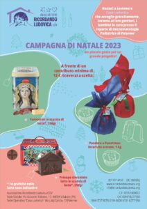 Campagna di Natale 2023 - ODV Ricordando Ludovica